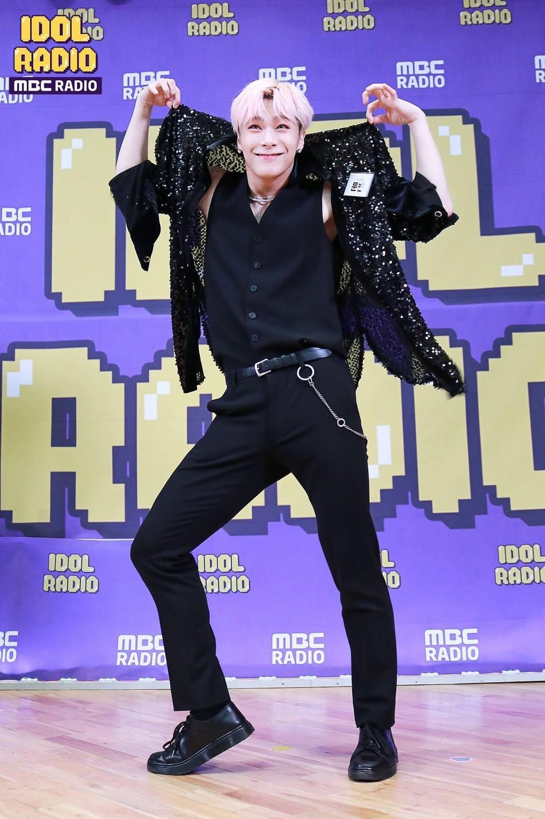 Recent activity shot of Moonbin (ASTRO)