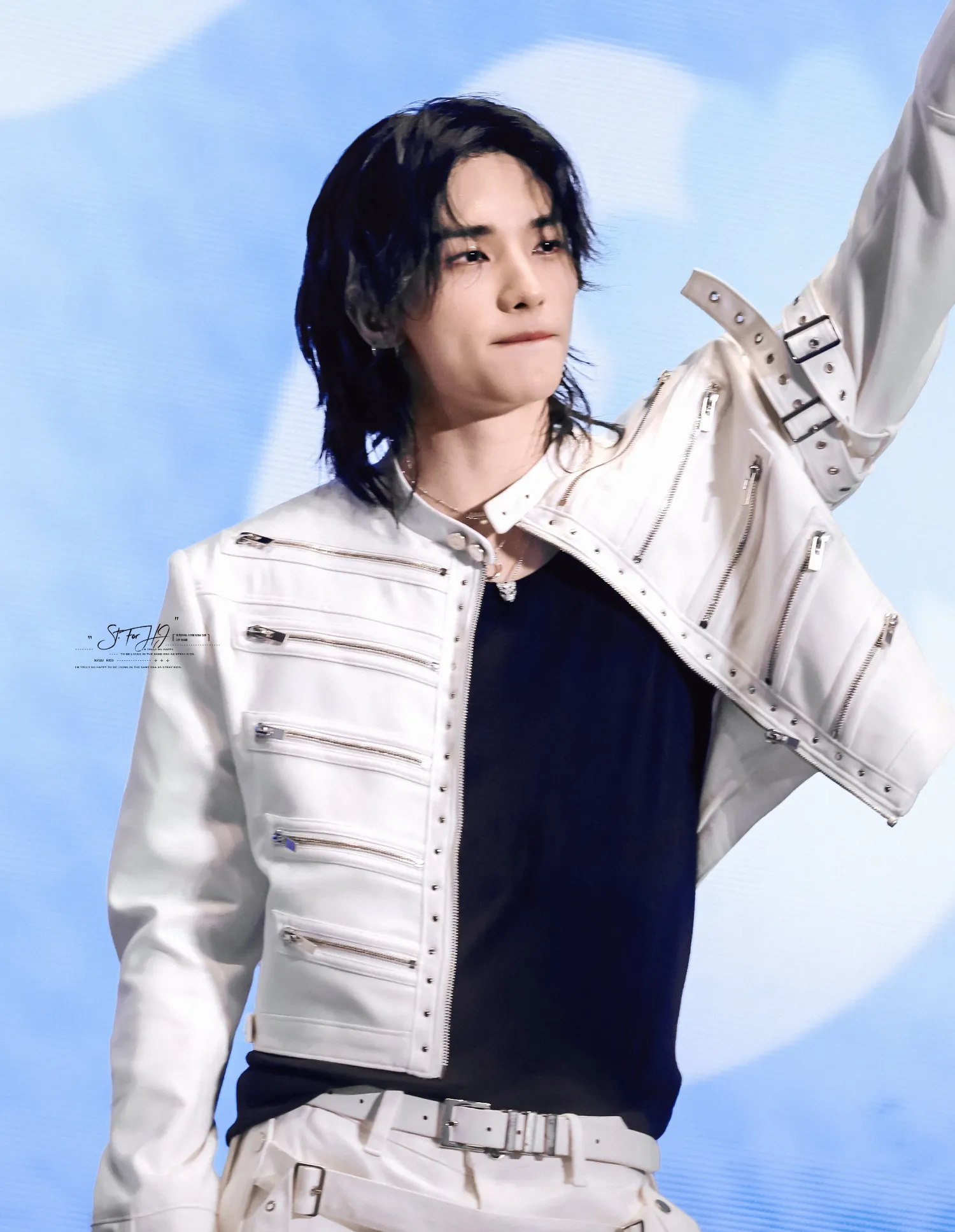 Recent activity shot of Hyunjin (Stray Kids)