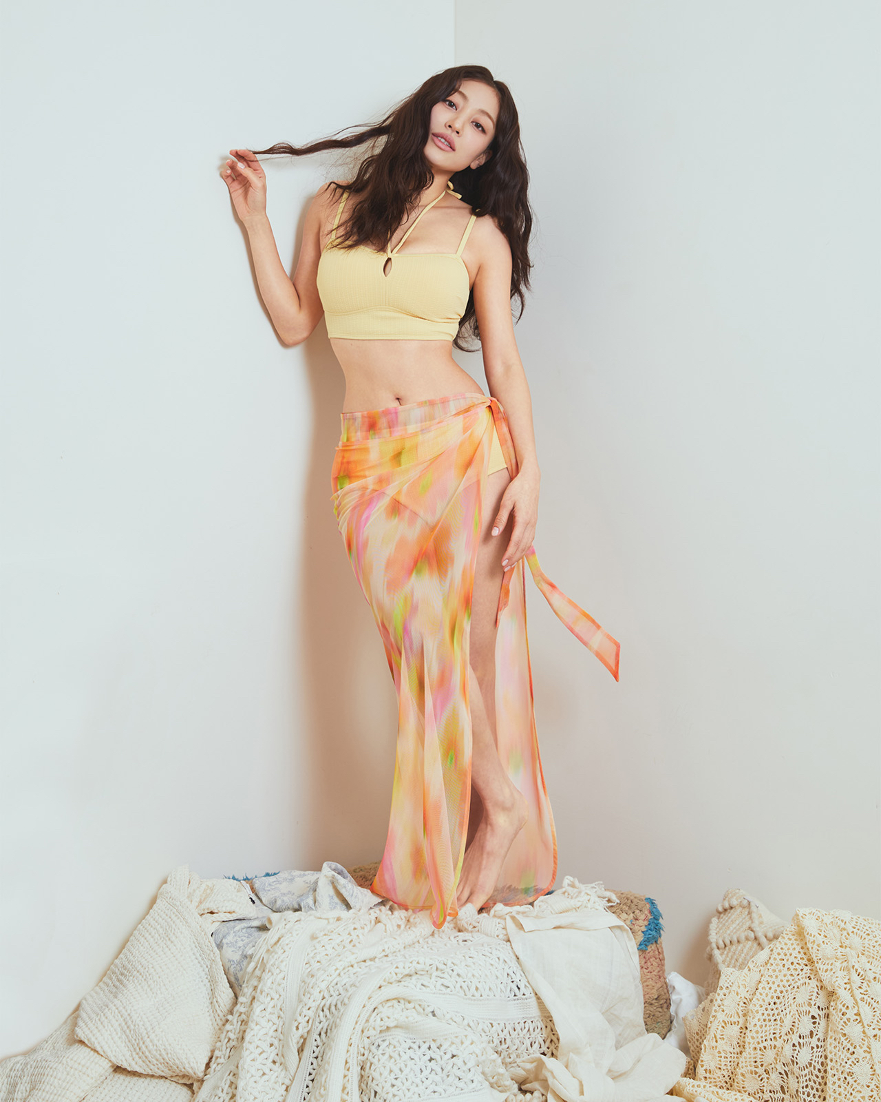 Momen yang diabadikan oleh penggemar Jihyo (TWICE)