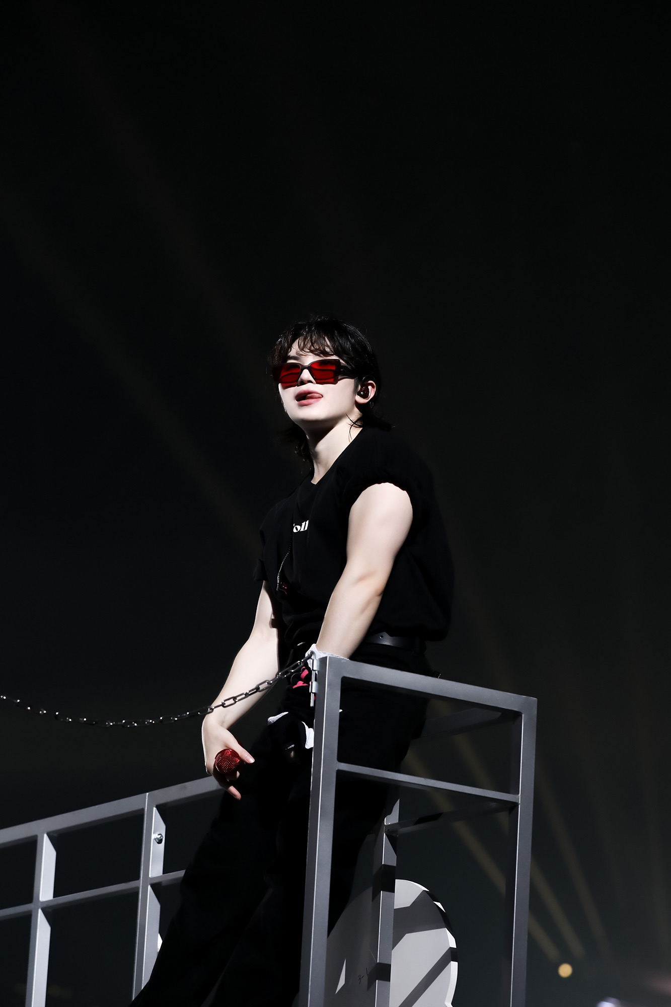 Recent activity shot of Woozi (SEVENTEEN)