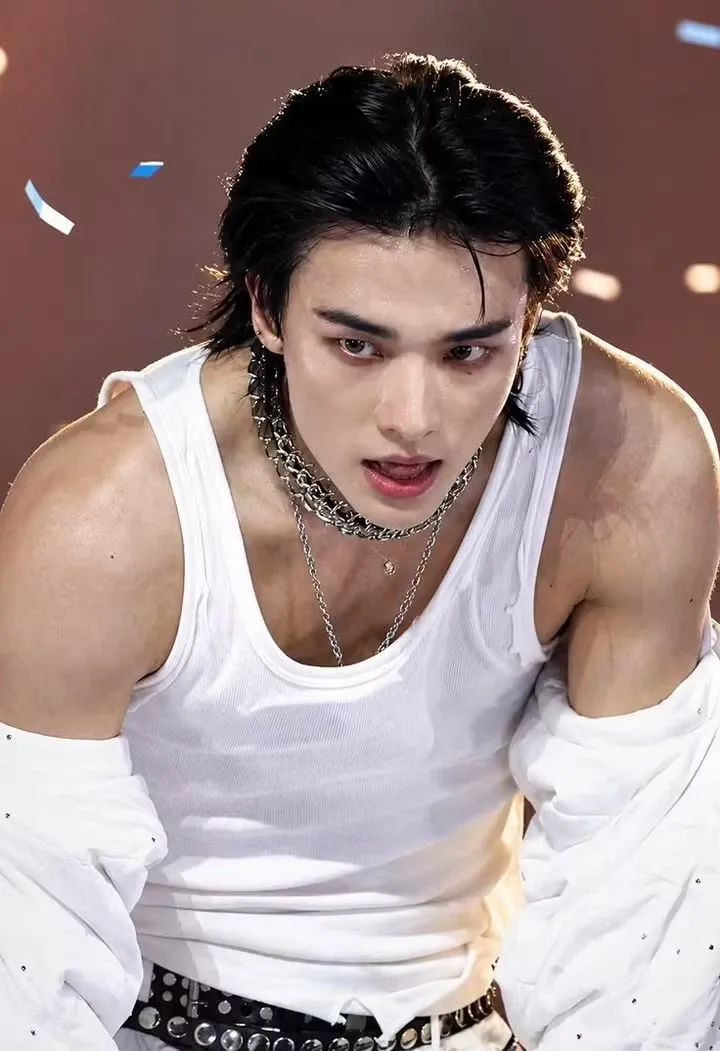 Recent activity shot of Hyunjin (Stray Kids)