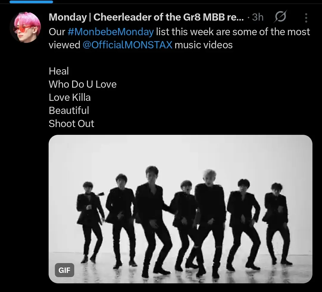 Foto aktivitas terbaru MONSTA X