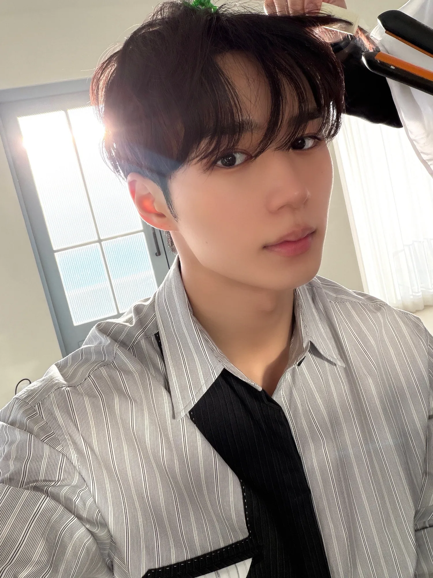 Momen yang diabadikan oleh penggemar Kim Junseo (ALPHA DRIVE ONE)