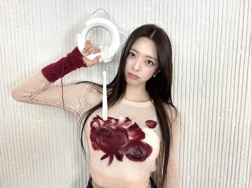 A moment captured by Yuna (ITZY)'s fan