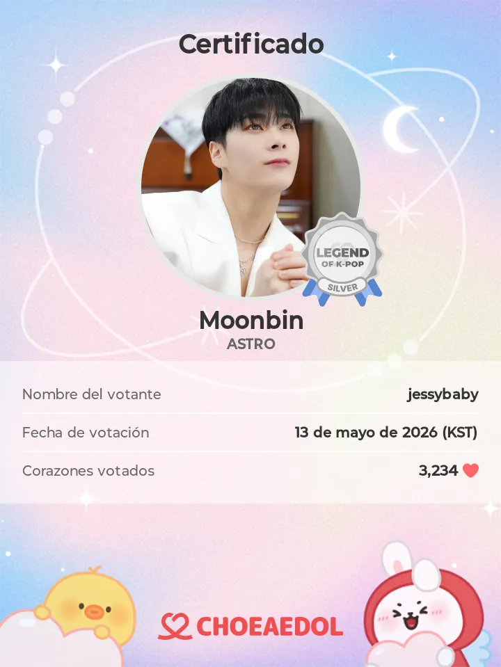 A moment captured by Moonbin (ASTRO)'s fan