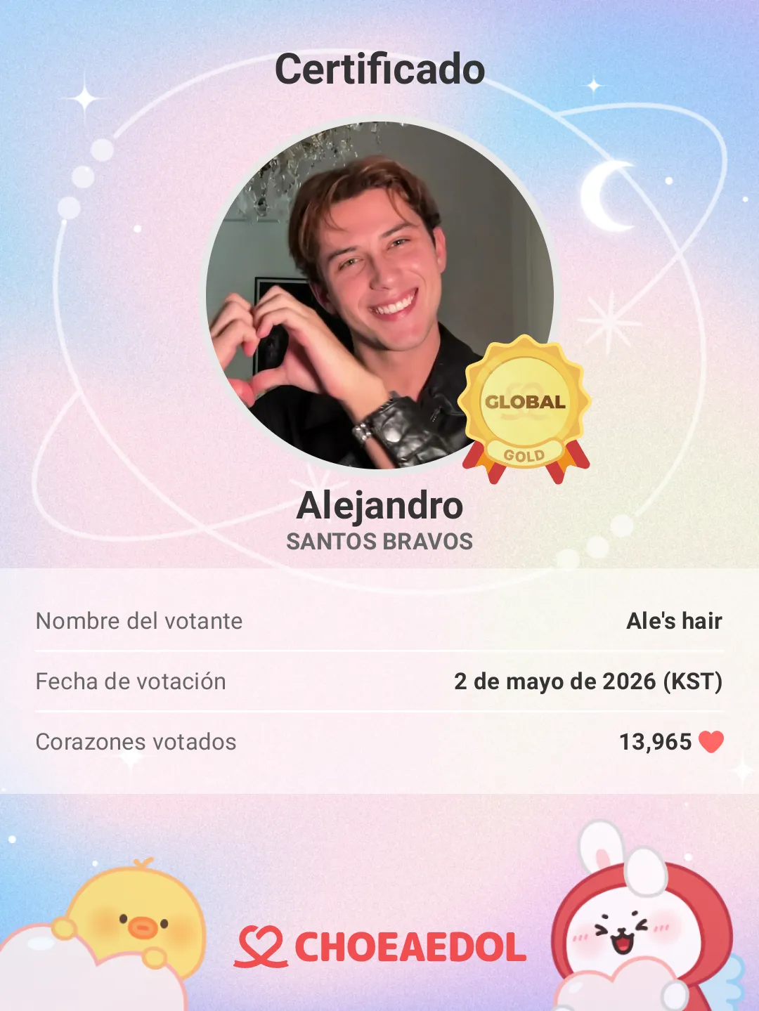 Latest photo of Alejandro (SANTOS BRAVOS)