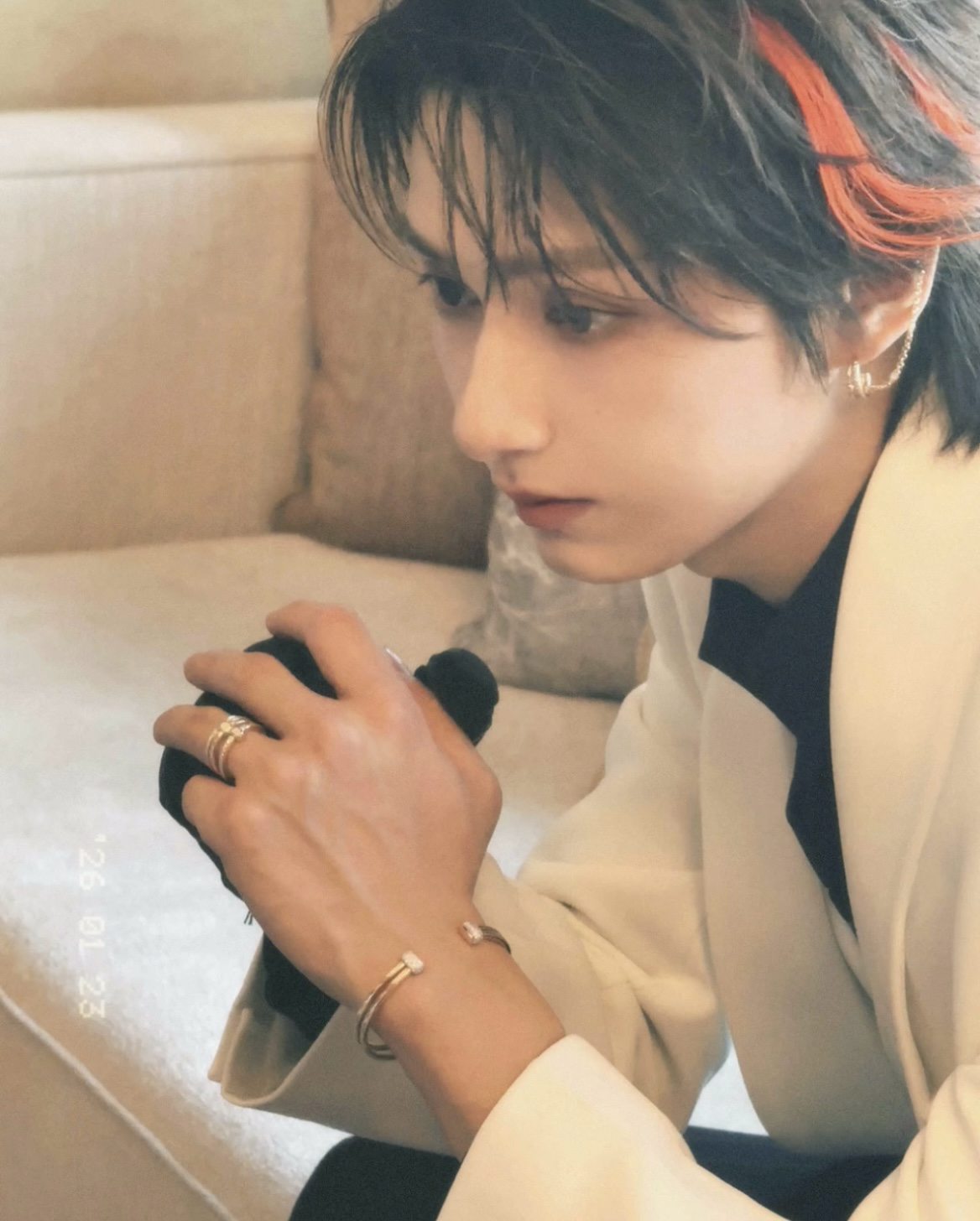 Recent activity shot of Jun (SEVENTEEN)