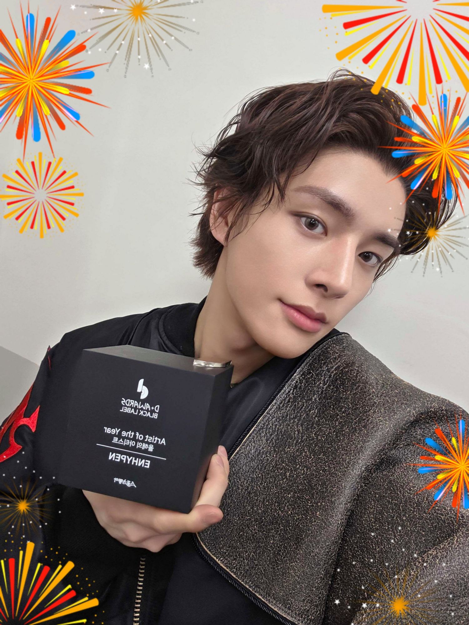 A moment captured by Jake (ENHYPEN)'s fan