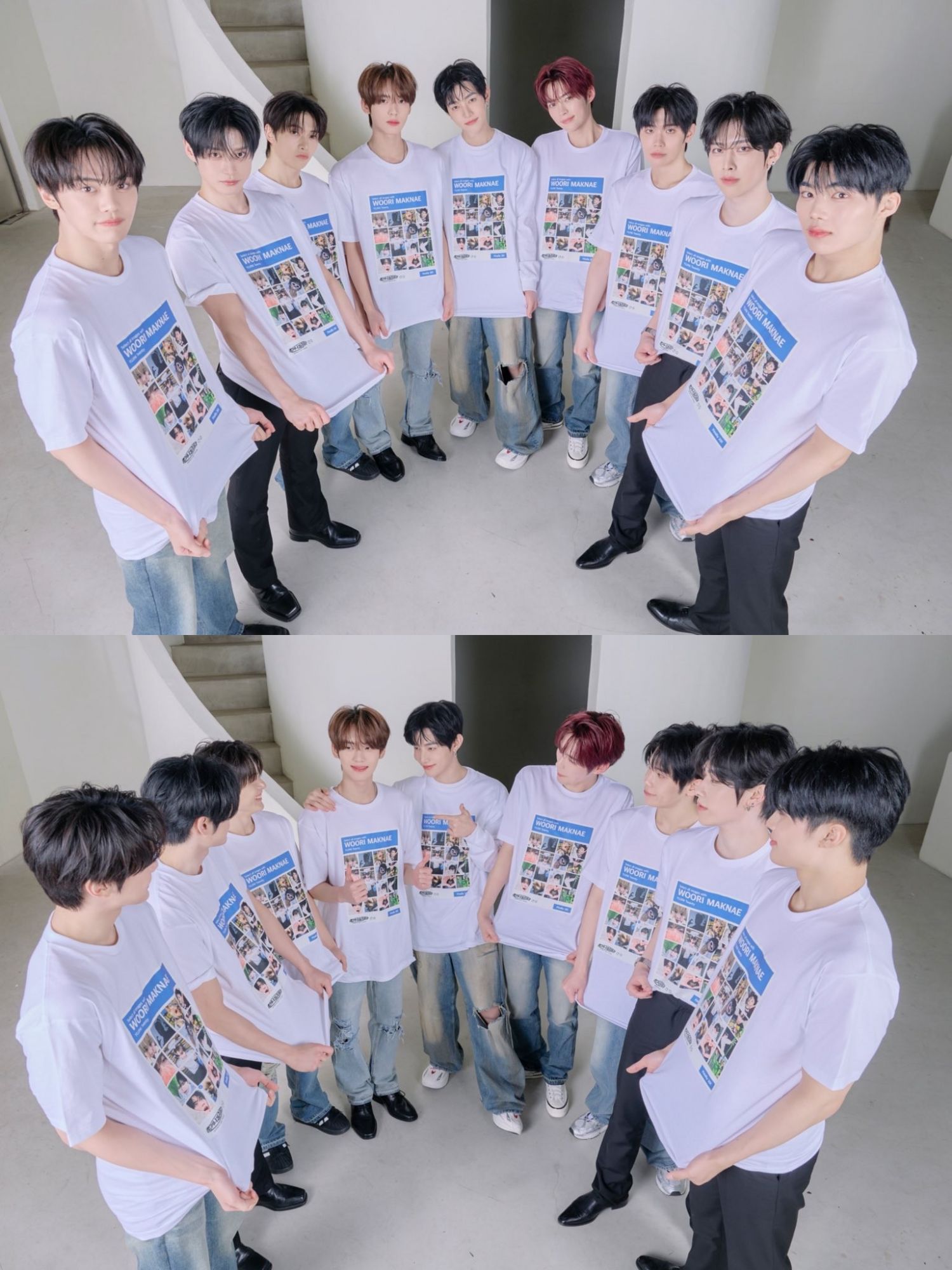 Behind-the-scenes cut of Han Yujin