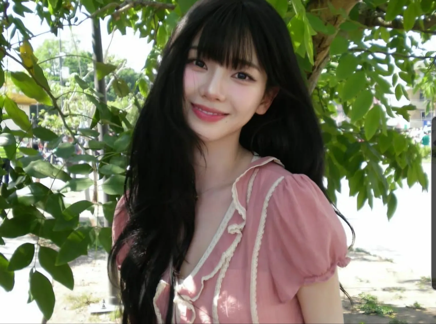 Recent activity shot of Karina (aespa)