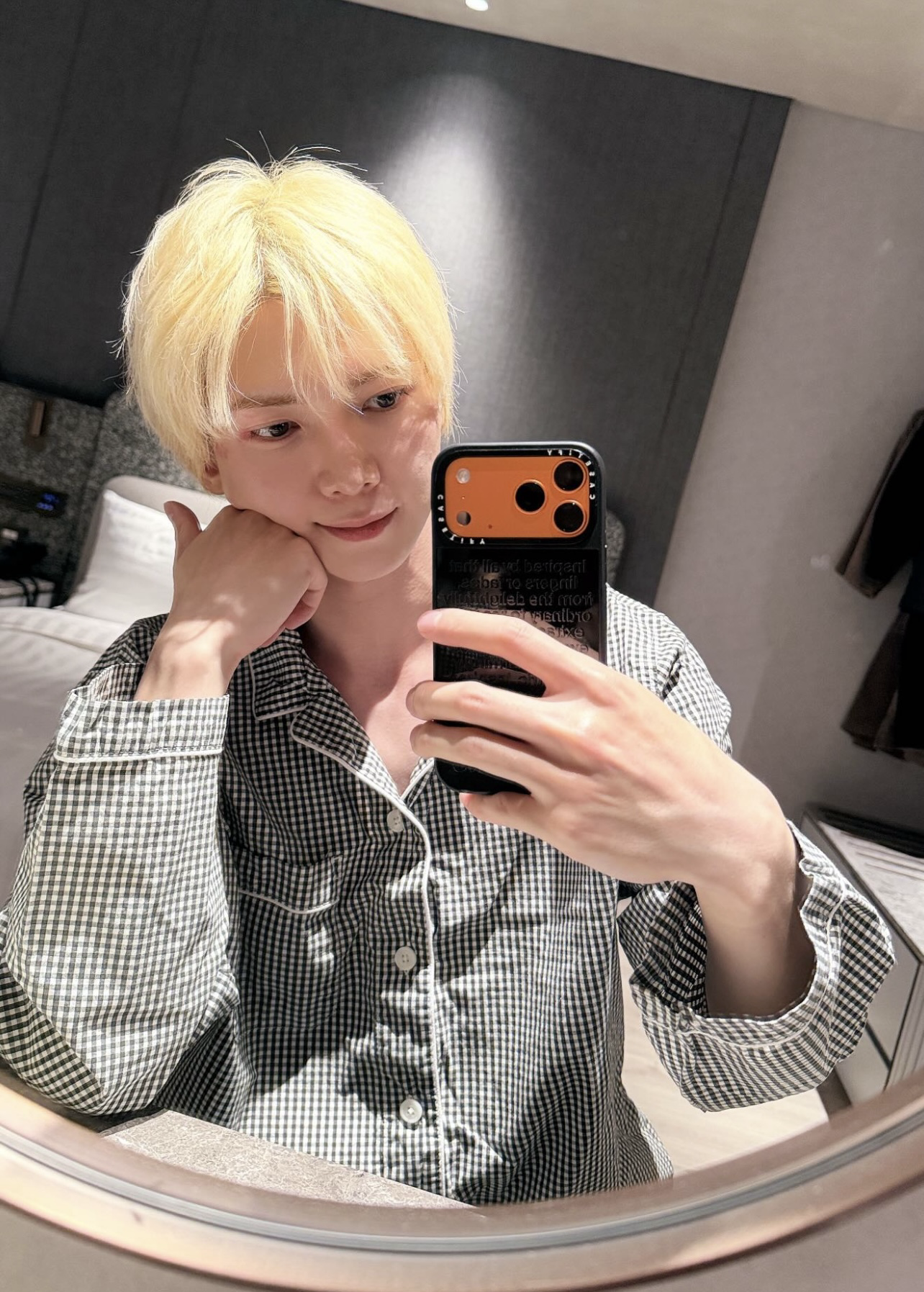 Recent activity shot of Yeosang (ATEEZ)