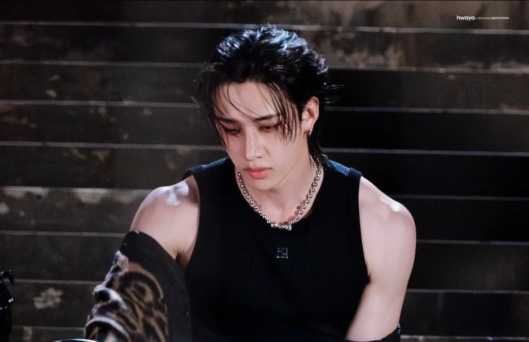 A moment captured by Bang Chan (Stray Kids)'s fan