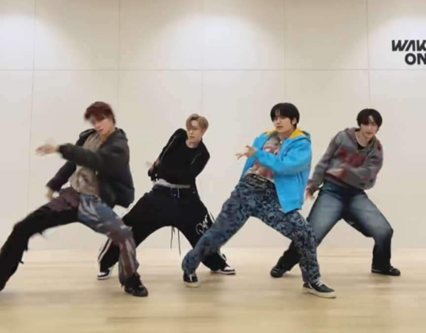 A moment captured by Zhou Anxin (ALPHA DRIVE ONE)'s fan