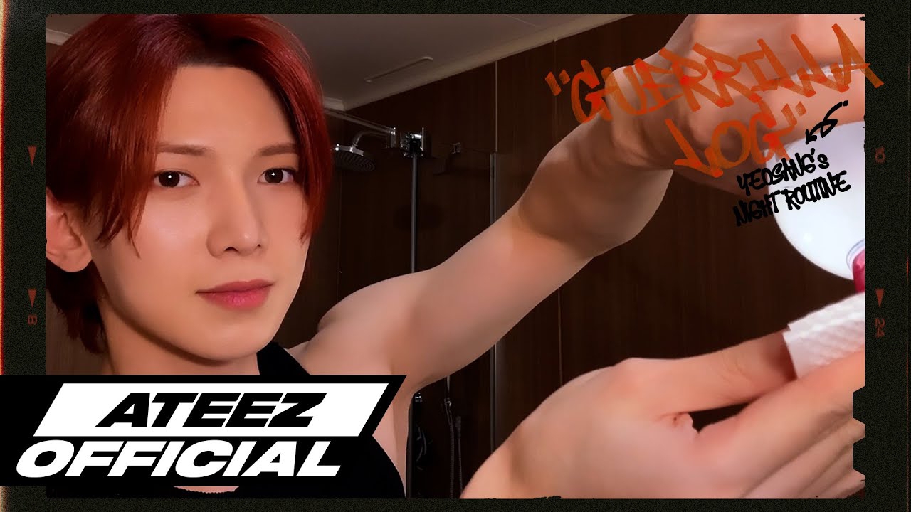 Recent activity shot of Yeosang (ATEEZ)