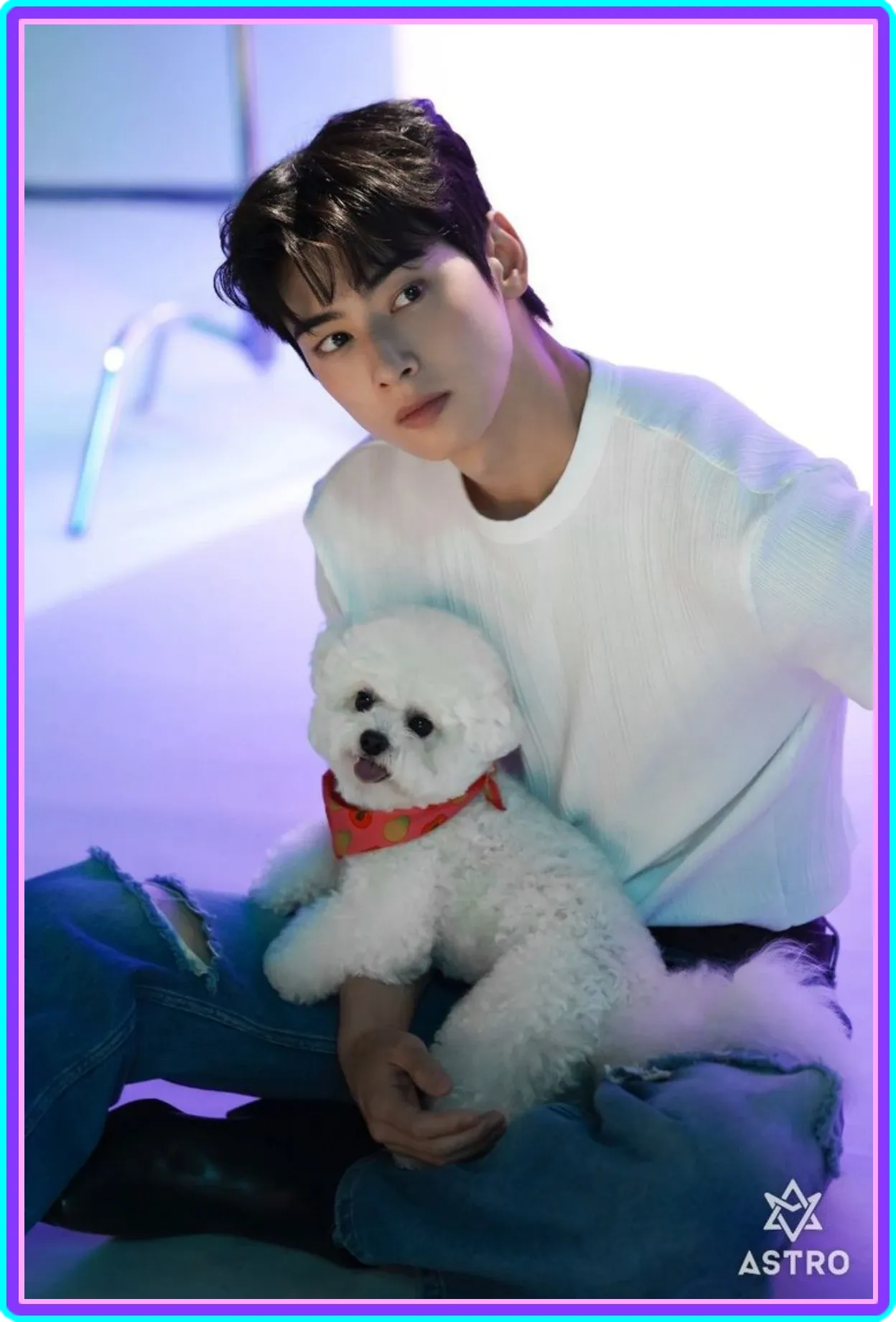 A moment captured by Eunwoo (ASTRO)'s fan