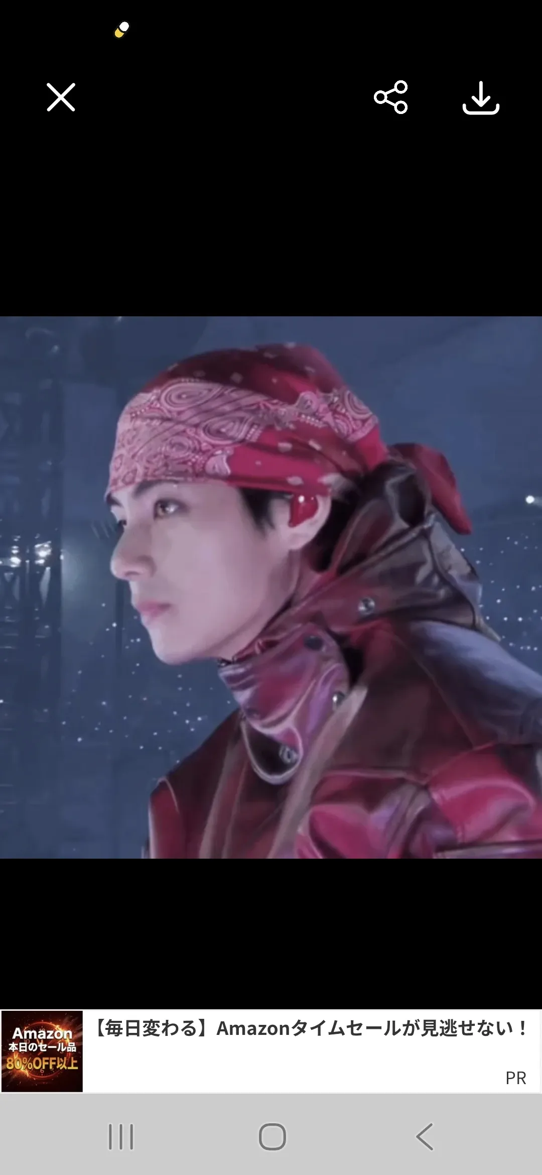 A heartfelt wallpaper shared by V (BTS)'s fans