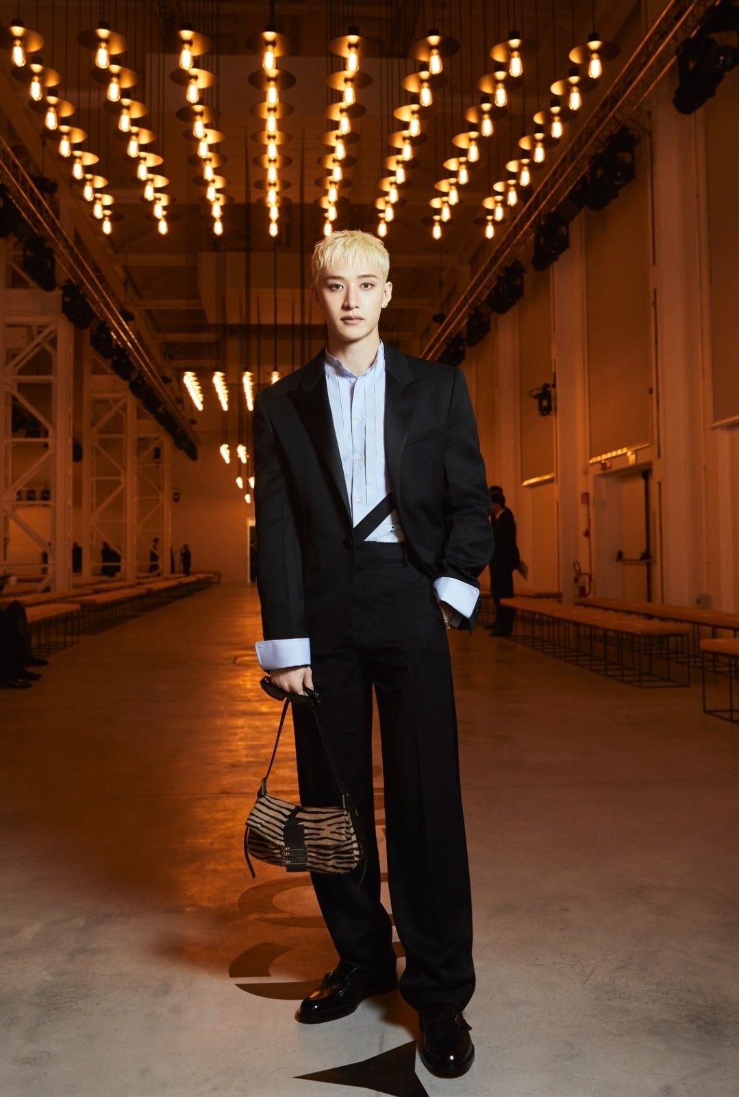 A moment captured by Bang Chan (Stray Kids)'s fan