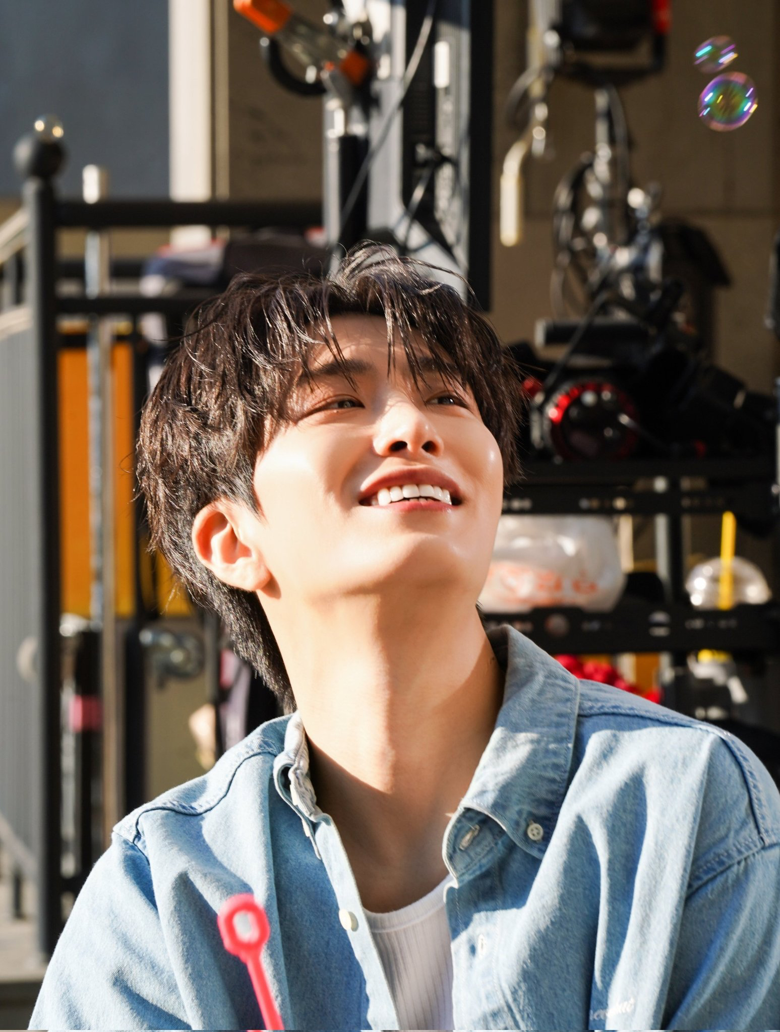 A moment captured by Youngjae (GOT7)'s fan