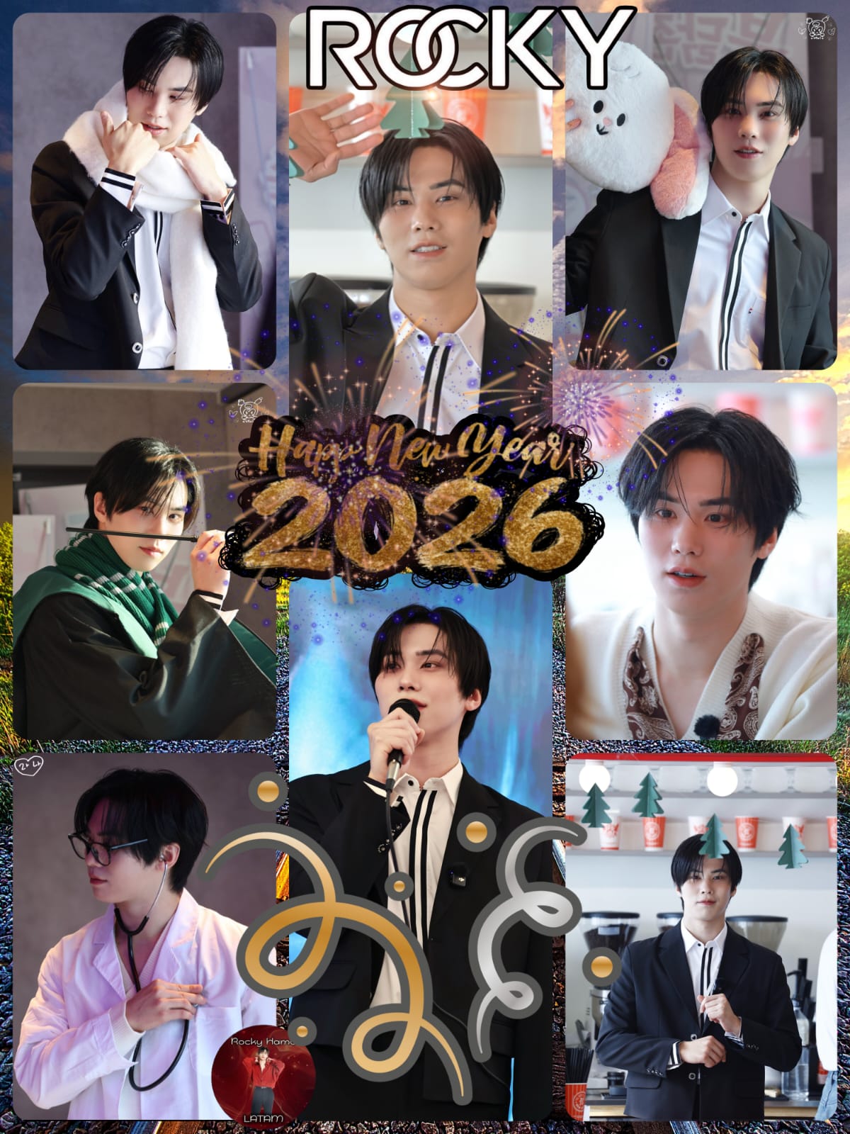 A moment captured by Rocky's fan