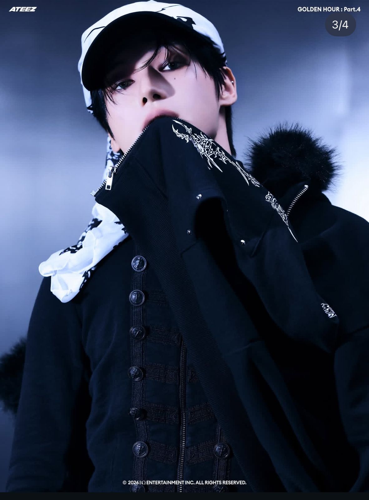 Recent activity shot of Wooyoung (ATEEZ)