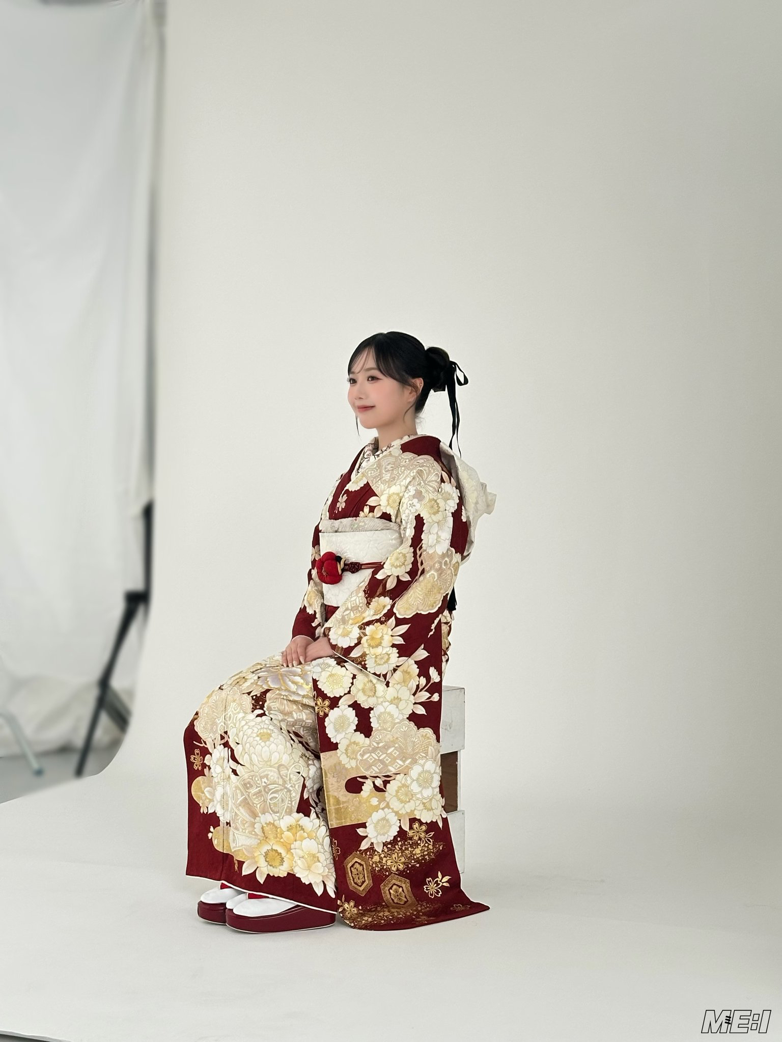 Recent activity shot of Shimizu Keiko (ME:I)