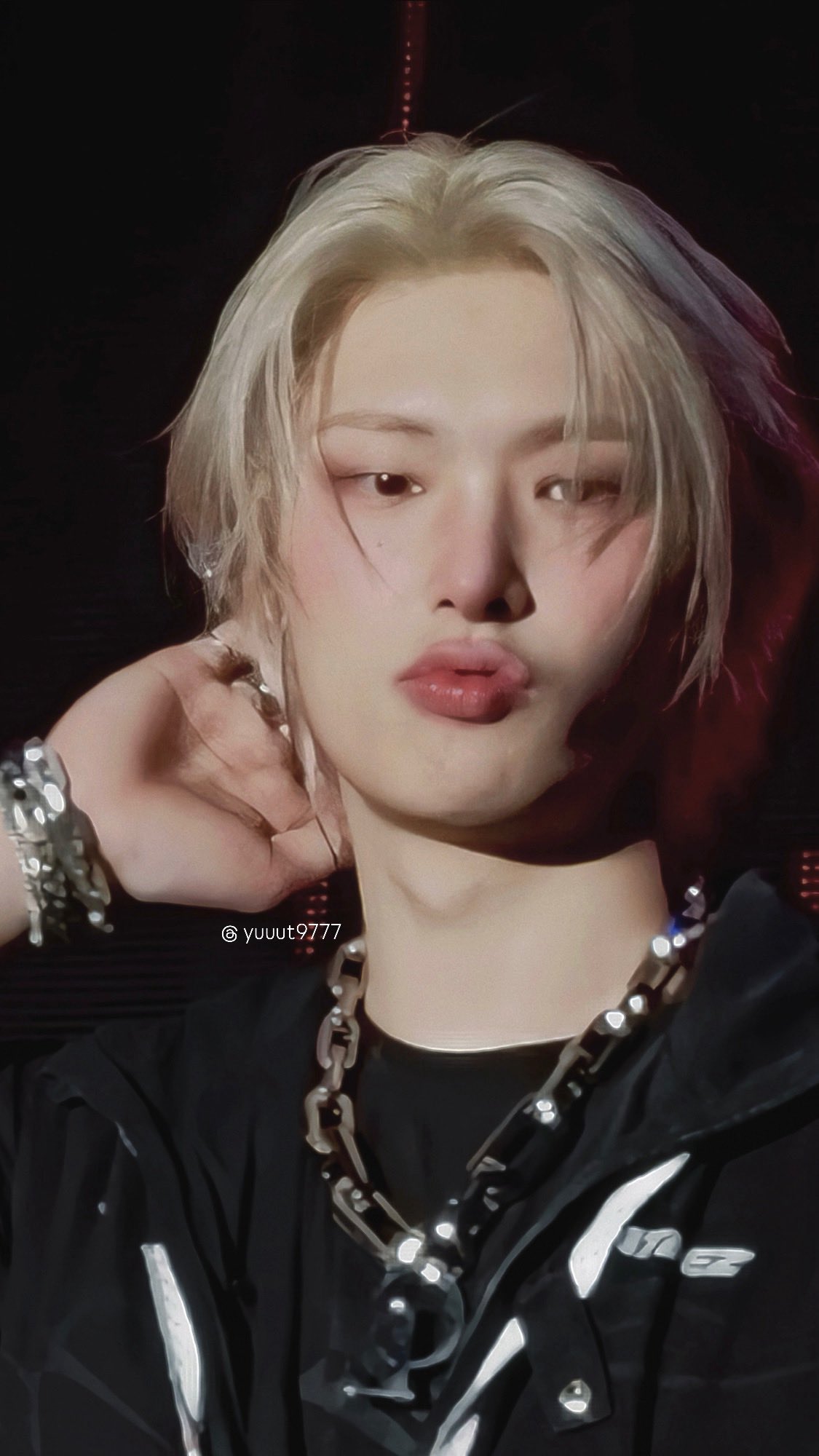 A moment captured by Mingi (ATEEZ)'s fan