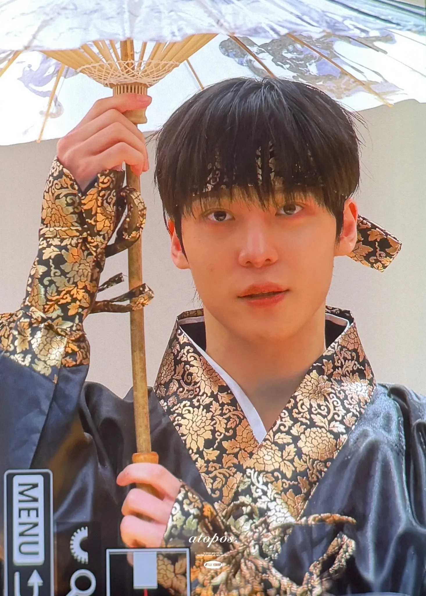 Behind-the-scenes cut of Yunho (ATEEZ)