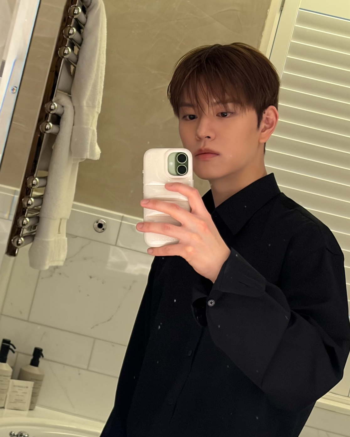 Recent activity shot of Seungmin (Stray Kids)