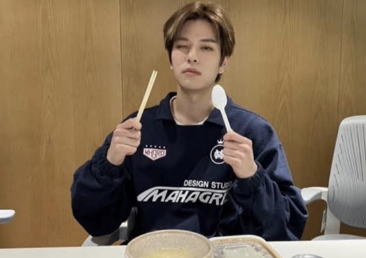 Recent activity shot of Seungmin (Stray Kids)