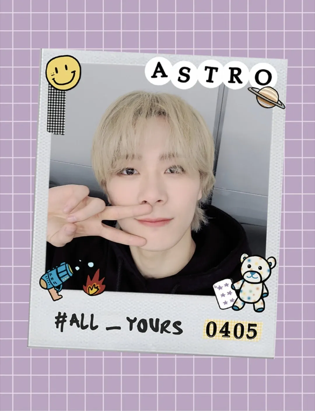 A moment captured by Moonbin (ASTRO)'s fan