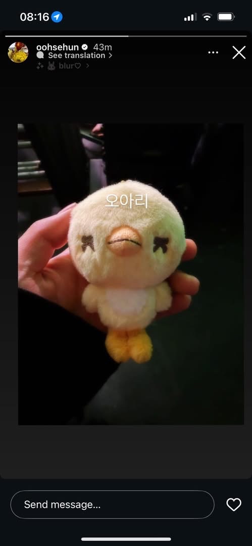 Fan-made special wallpaper for Sehun (EXO)