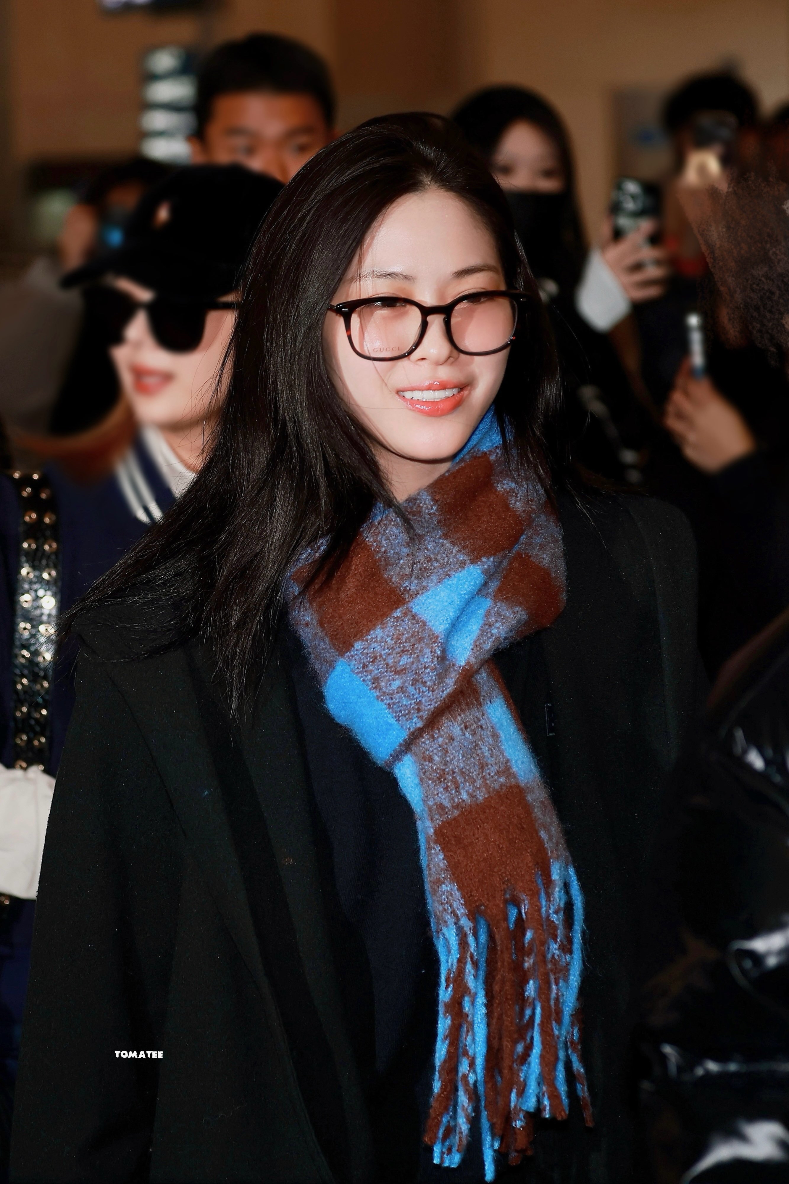 A moment captured by Ryujin (ITZY)'s fan