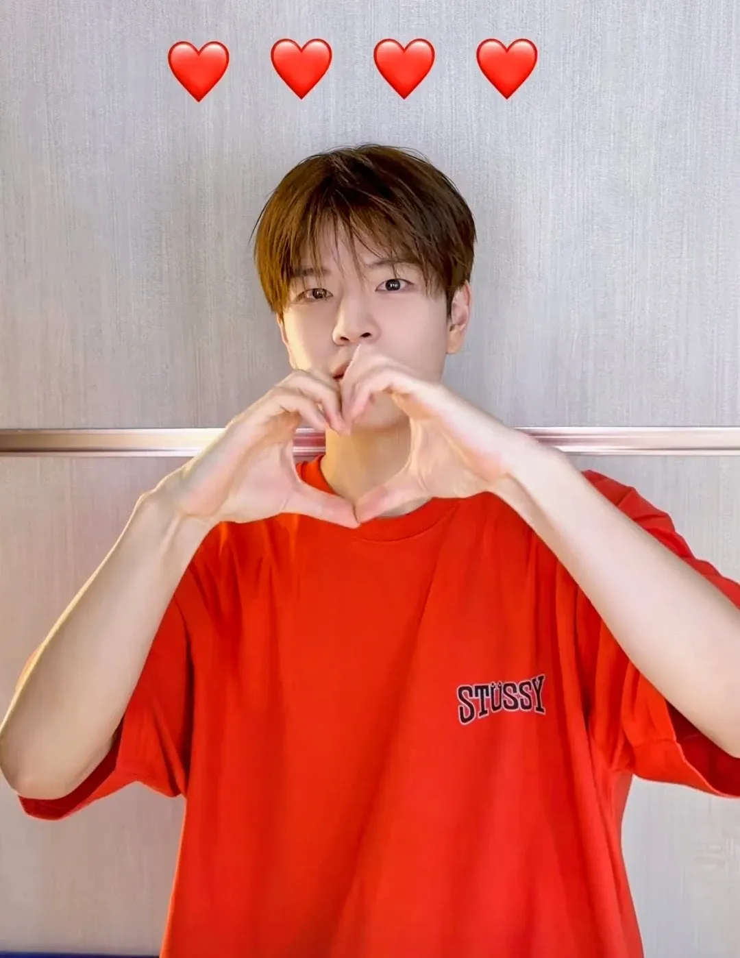 A moment captured by Seungmin (Stray Kids)'s fan