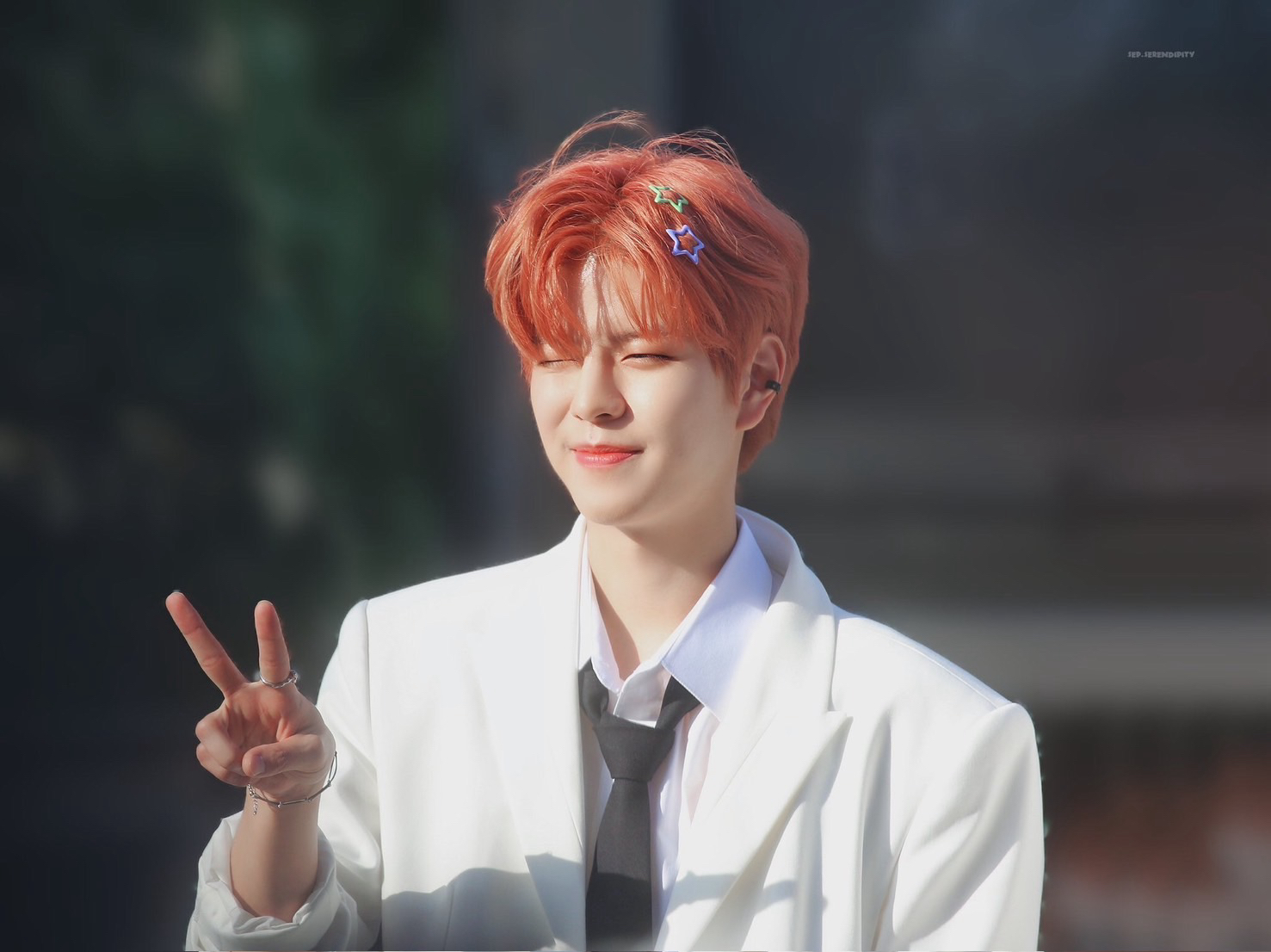 Recent activity shot of Seungmin (Stray Kids)