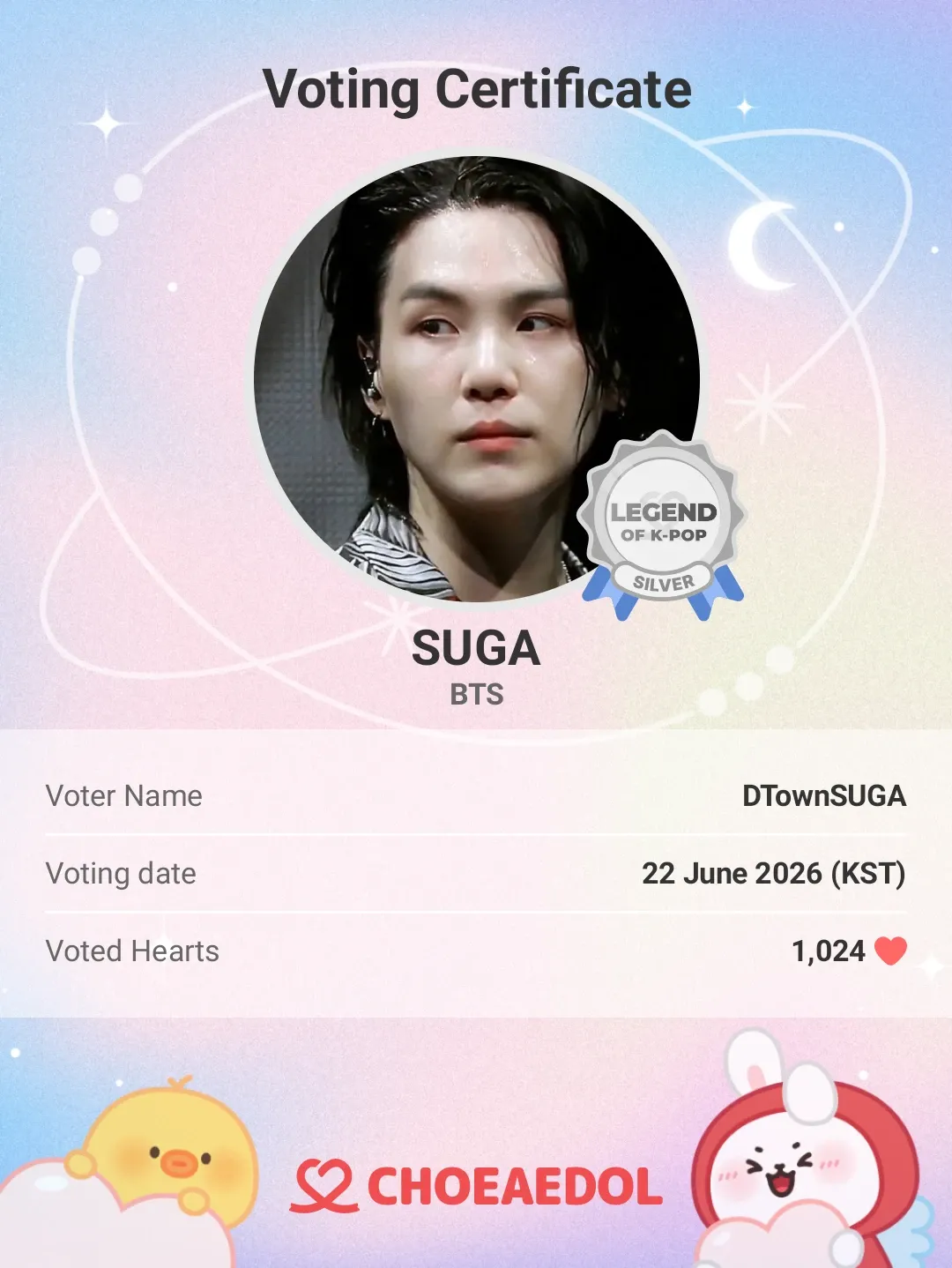 Potret di balik layar SUGA (BTS)