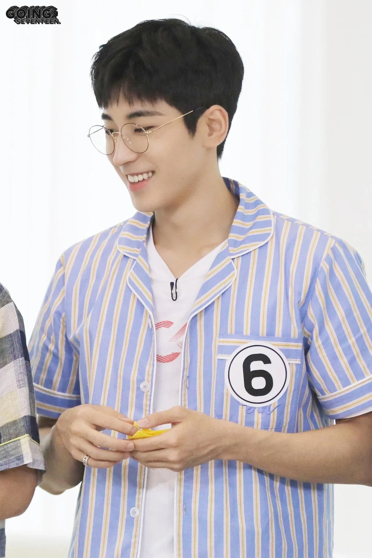 A moment captured by Wonwoo (SEVENTEEN)'s fan