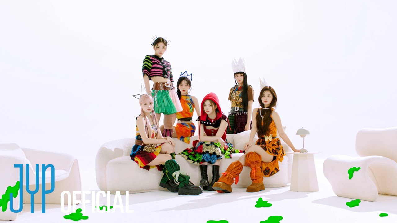 Recent activity shot of NMIXX