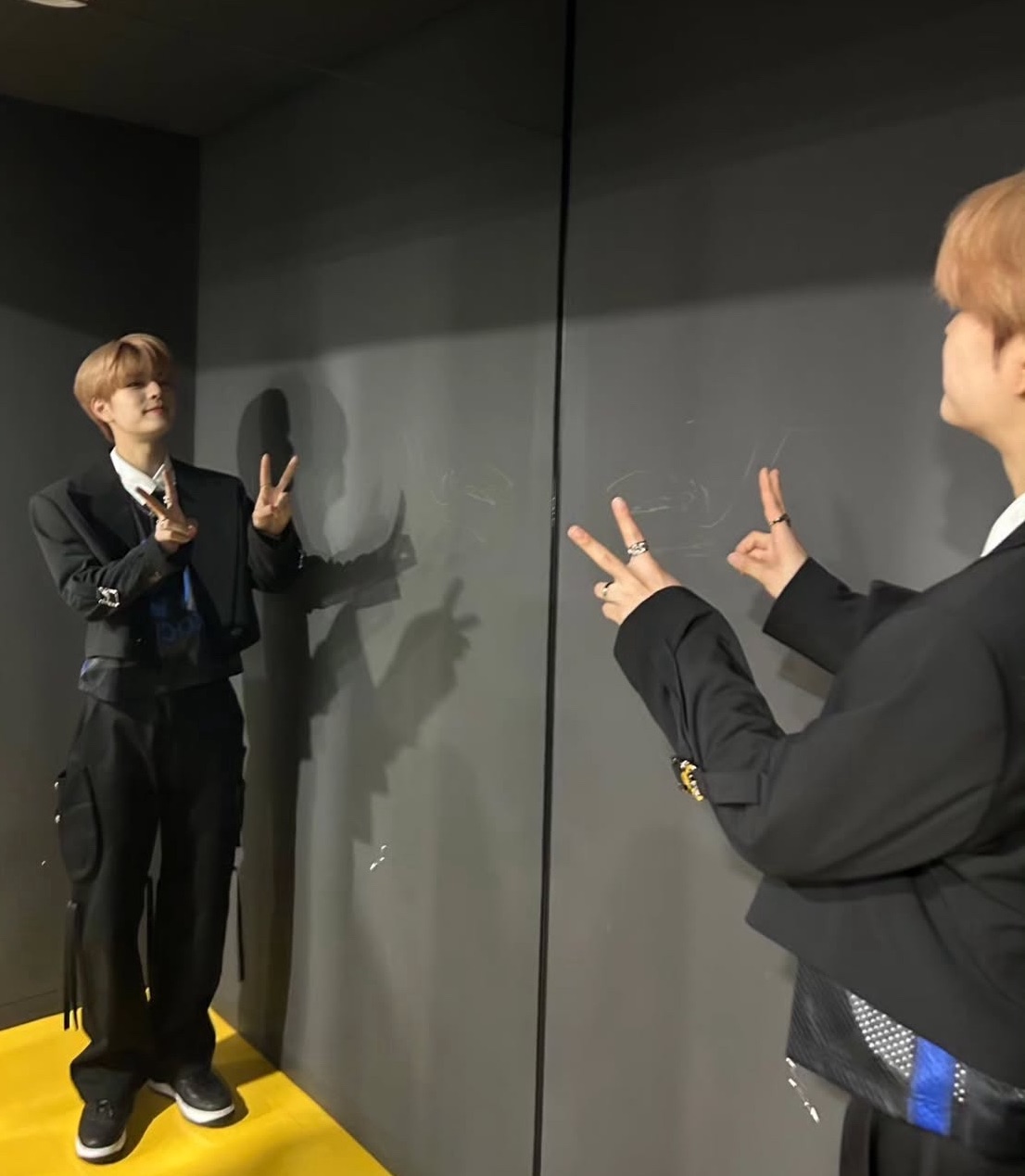 Recent activity shot of Seungmin (Stray Kids)