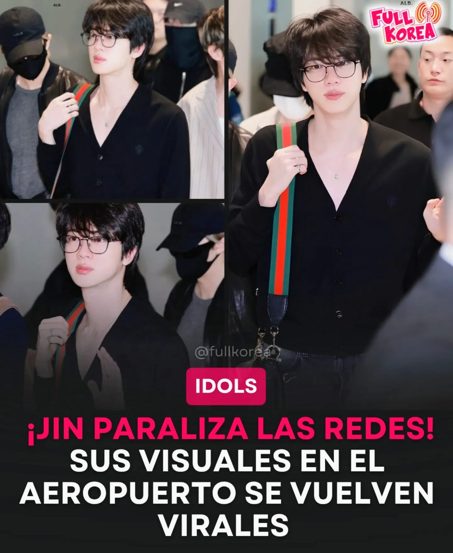 Momen yang diabadikan oleh penggemar Jin (BTS)