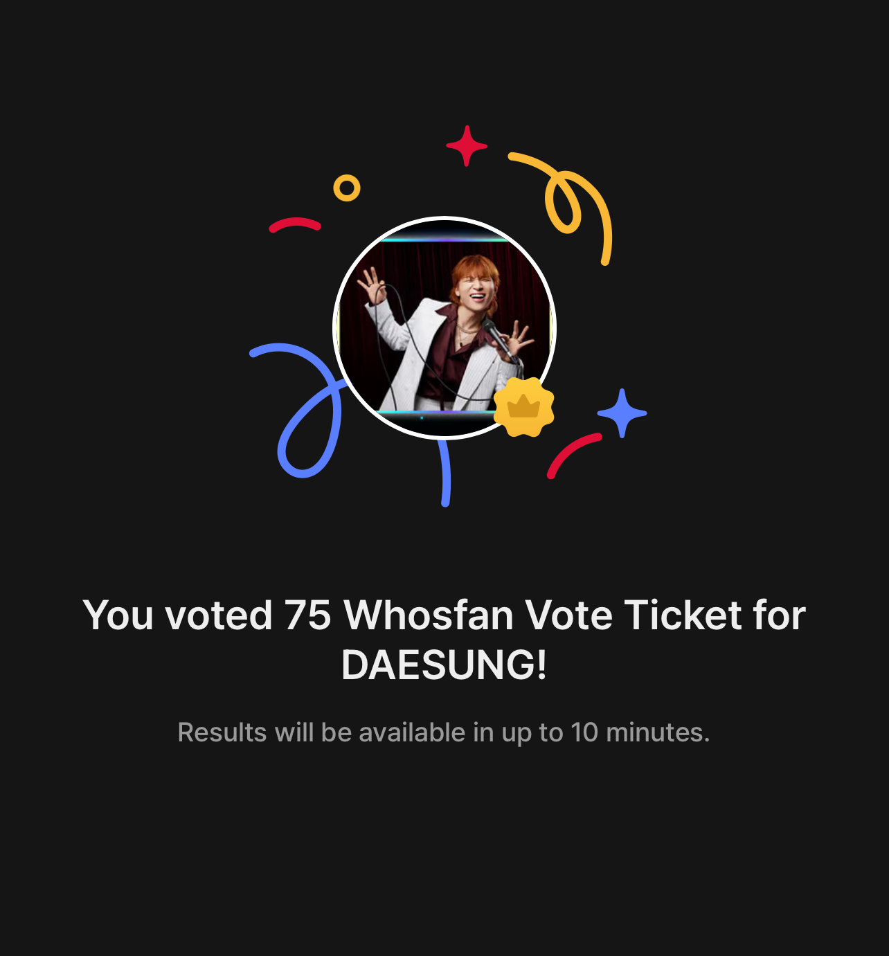 Latest photo of Daesung (BIGBANG)