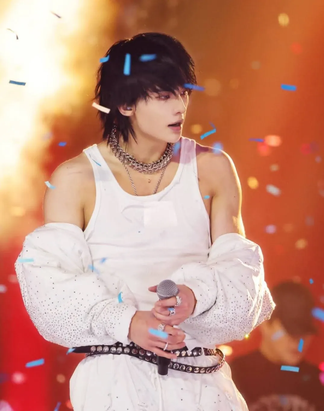 Momen yang diabadikan oleh penggemar Hyunjin (Stray Kids)