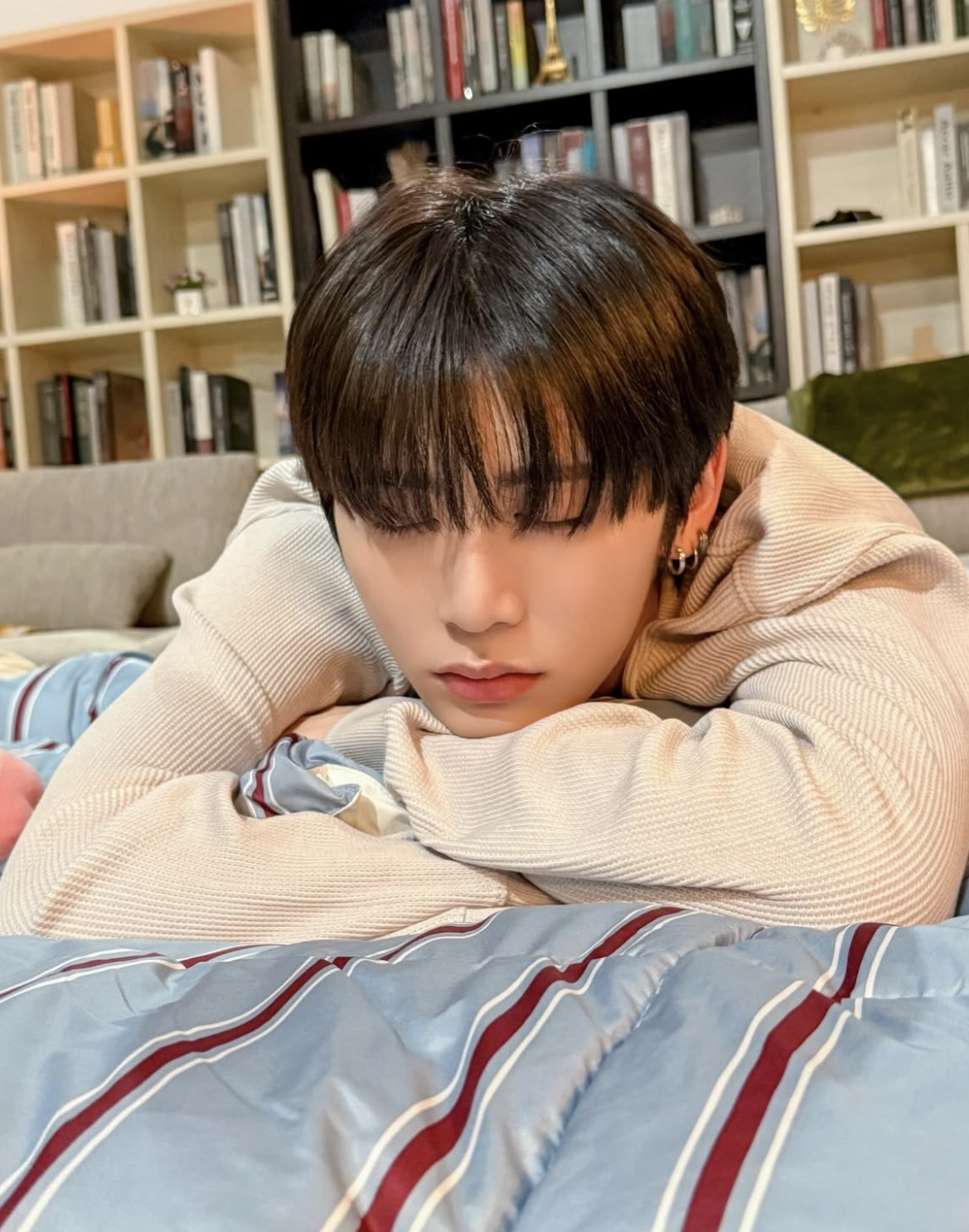 Recent activity shot of Taesan (BOYNEXTDOOR)