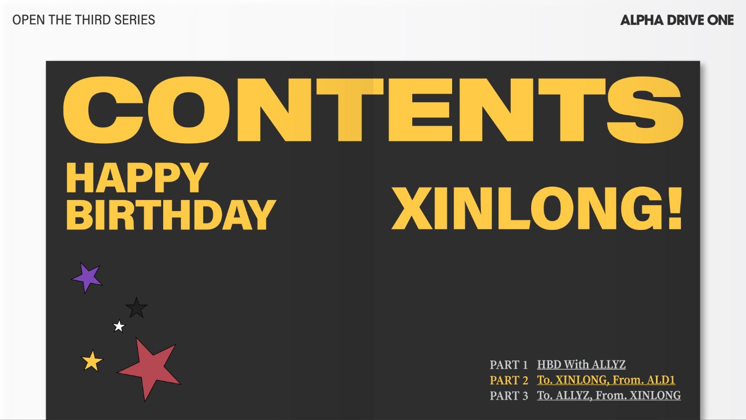 Hot post catching attention from 알파드라이브원's fandom