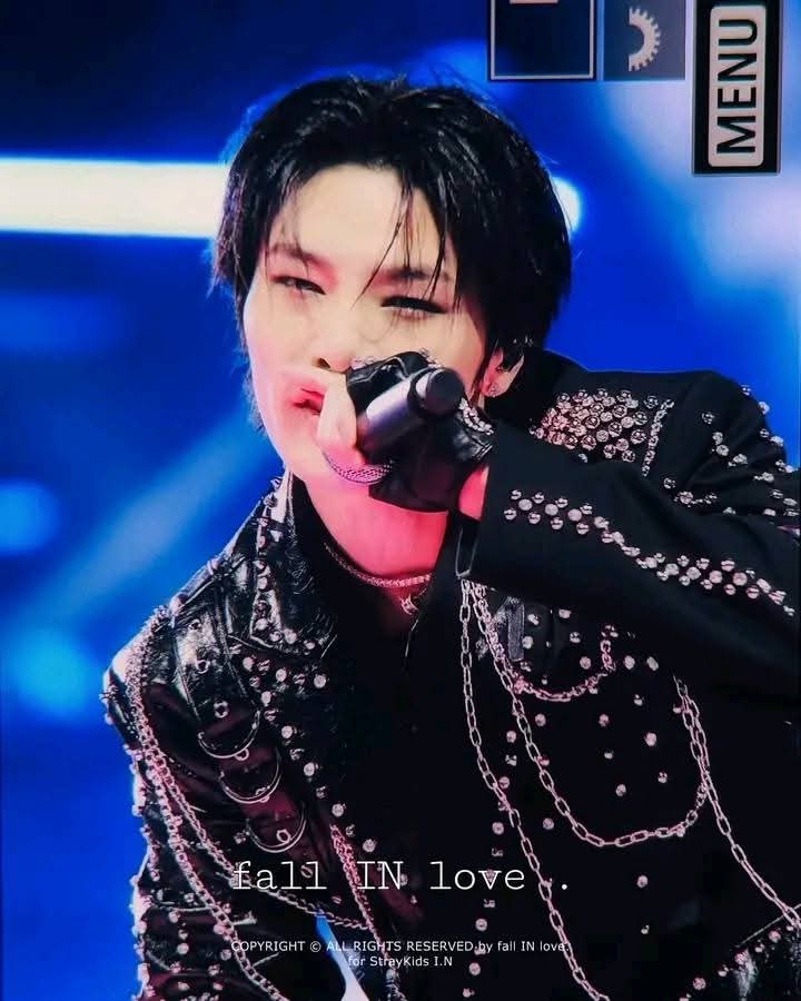 A moment captured by I.N (Stray Kids)'s fan