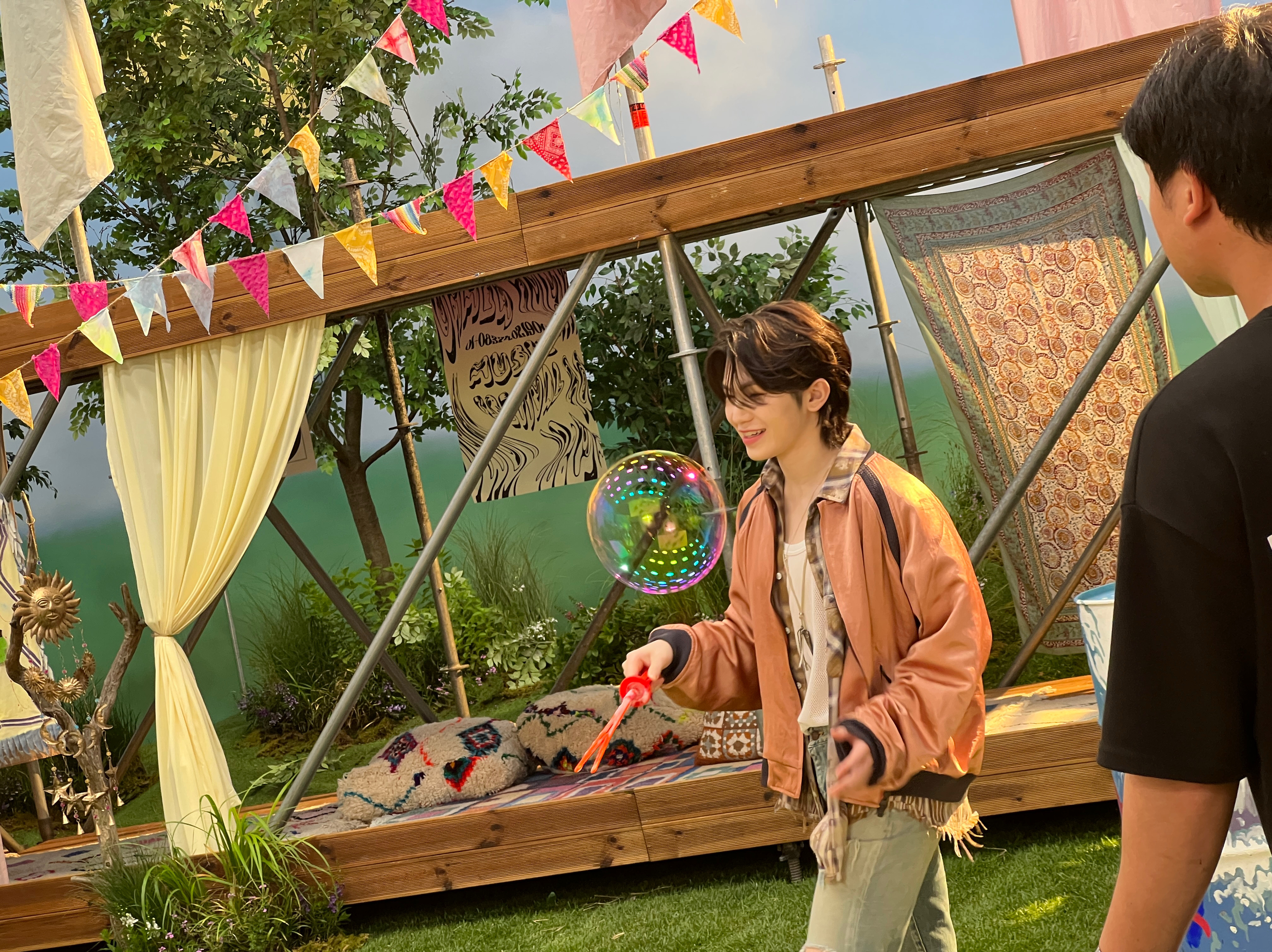 Recent activity shot of Woozi (SEVENTEEN)