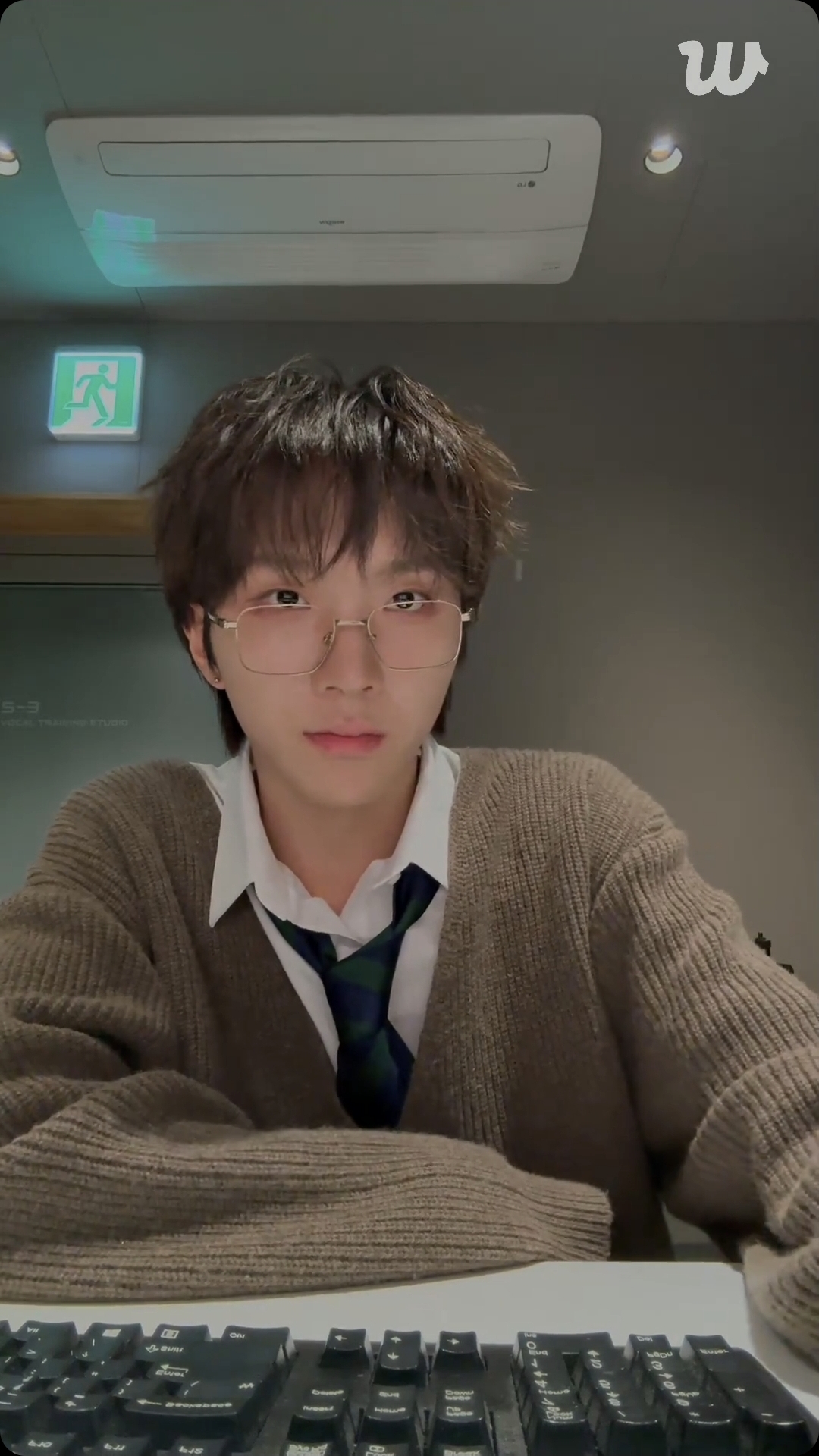 Recent activity shot of Woonhak (BOYNEXTDOOR)