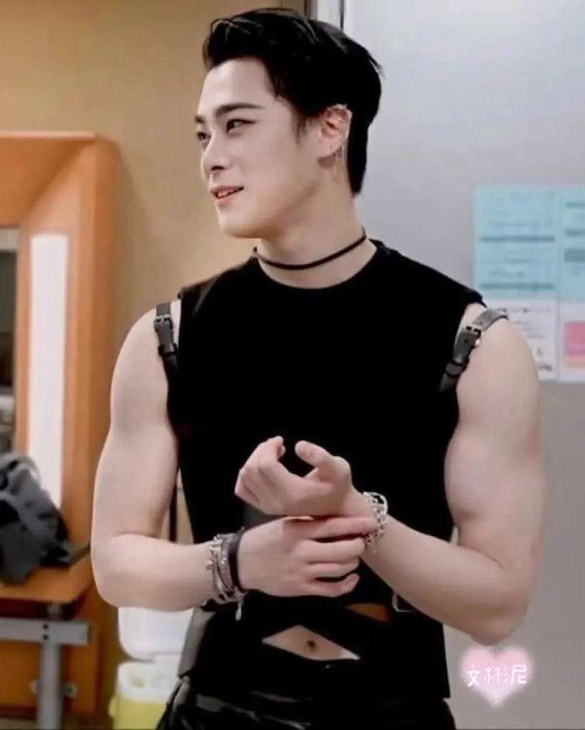 Recent activity shot of Moonbin (ASTRO)