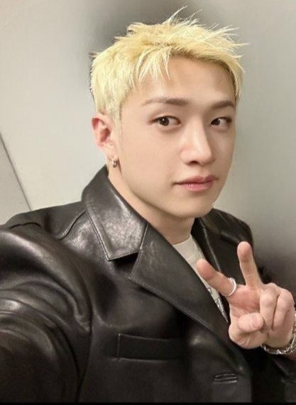Recent activity shot of Bang Chan (Stray Kids)