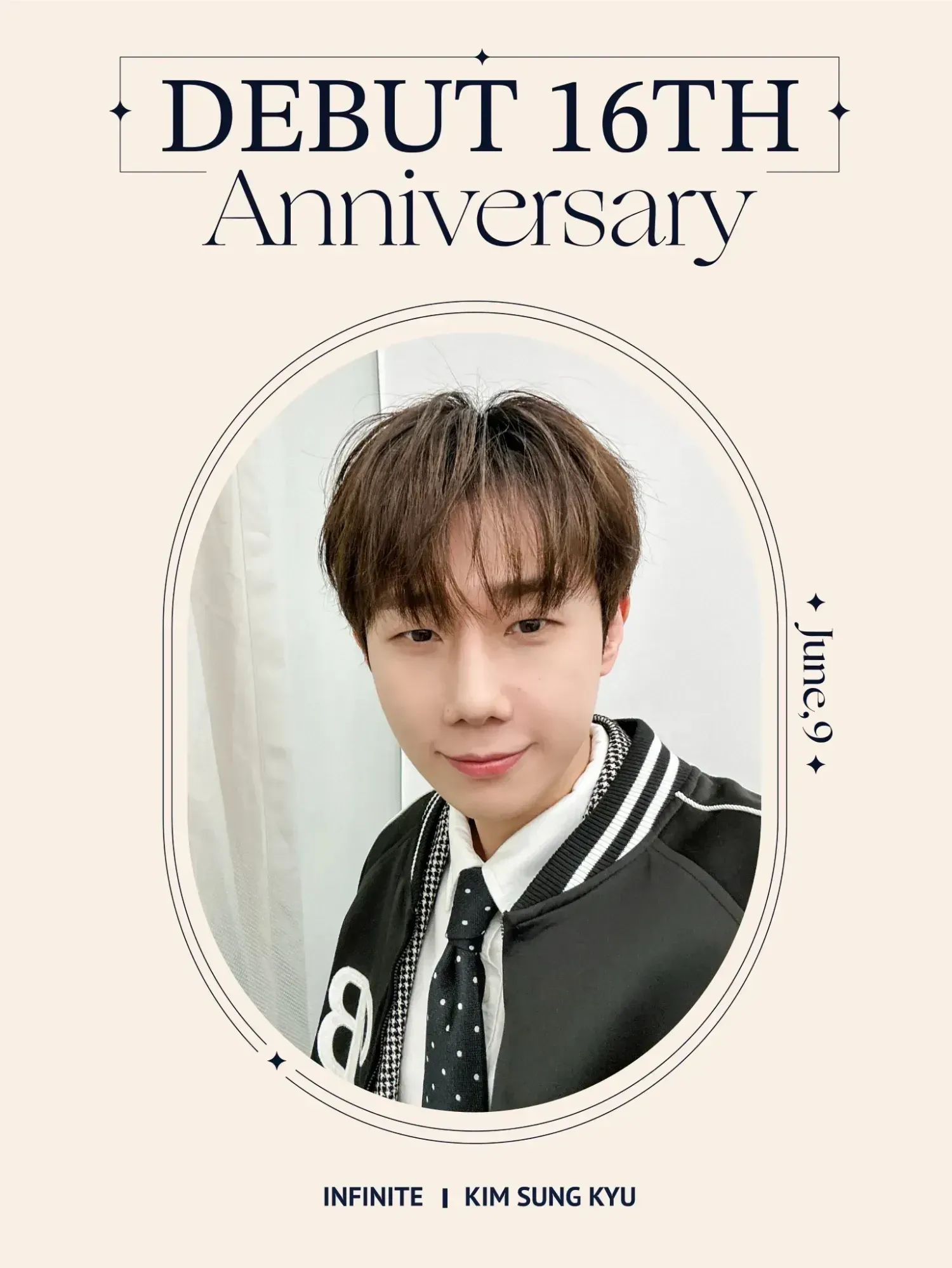 Latest photo of Sungkyu (INFINITE)