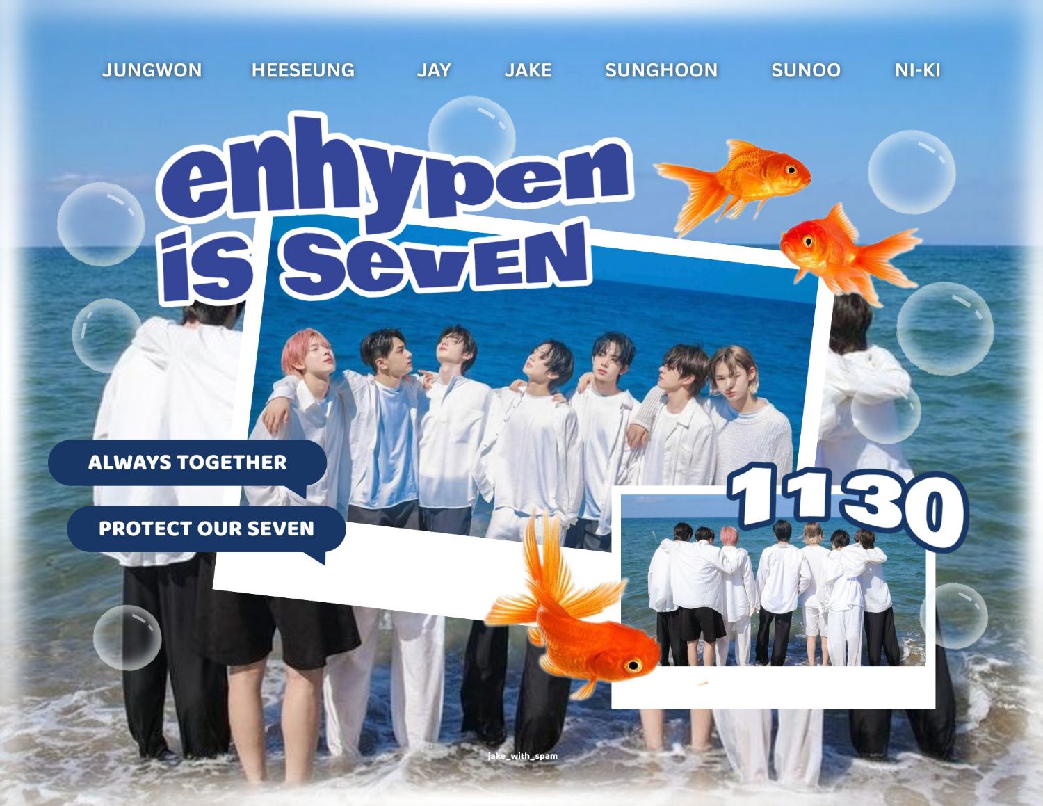 ENHYPENの舞台裏ショット